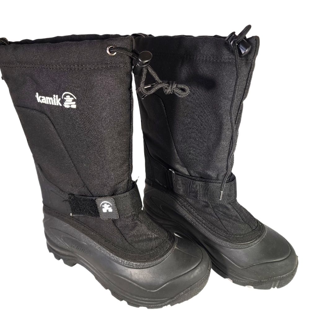 Kamik Women's Black Waterproof Greenbay Winter Duck Boots - Size 6